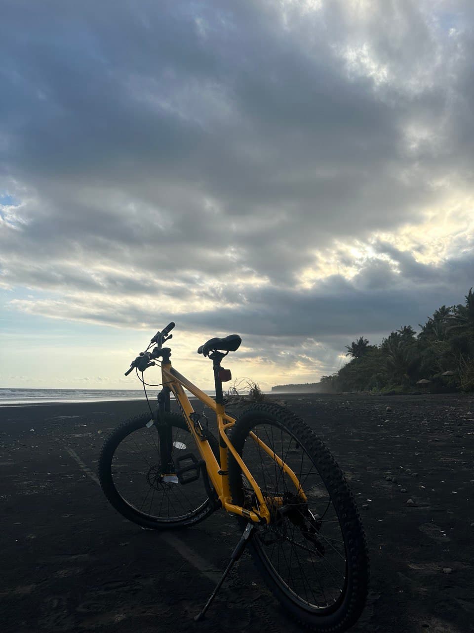 beach and bycycle